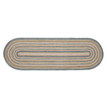 Kaila Jute Braided Runner Rug Oval with Rug Pad 24